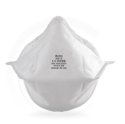 P3-Fold-Flat-Respirator för engångsbruk-H-SERIES-HX-3-1