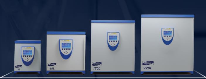 CO2-inkubator_GS-Biotech_14L_48L_170L_220_tillsammans